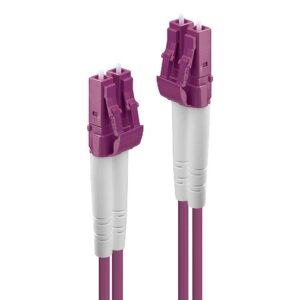 Cablu Fibra Optica Lindy LC/LC OM4, 2 x LC Male to 2 x LC Male, 3m - LY-46342