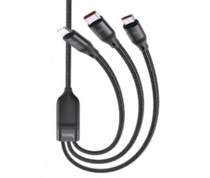 Cablu Incarcare USB la Lightning / USB Type-C / MicroUSB HOCO U104 - 000006931474755933