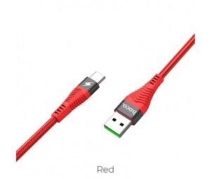 Cablu Incarcare USB la USB Type-C HOCO U53, Flash 5A, 1.2 m, Rosu - 000006957531096337