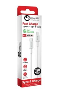 Cablu Lemontti Fast Charge Type-C la Type-C, PD, 100W, lungime1.2m - LEMCFTCPD100A - imagine 2