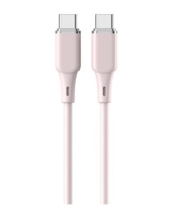 Cablu Lemontti Liquid SiliconType-C la Type-C, Fast Charge - LEMCPSTCF60R