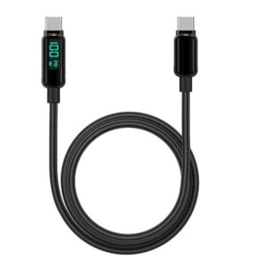 Cablu Lemontti Screen Digital Display Type-C la Type-C - LEMDDTCF100N