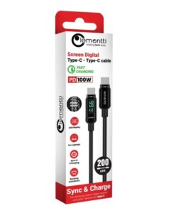 Cablu Lemontti Screen Digital Display Type-C la Type-C - LEMDDTCF100N - imagine 2