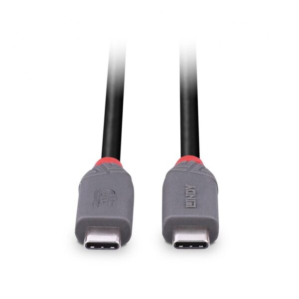 Cablu Lindy 0.8m USB 4 Type C 40Gbps Anthra - LY-36956