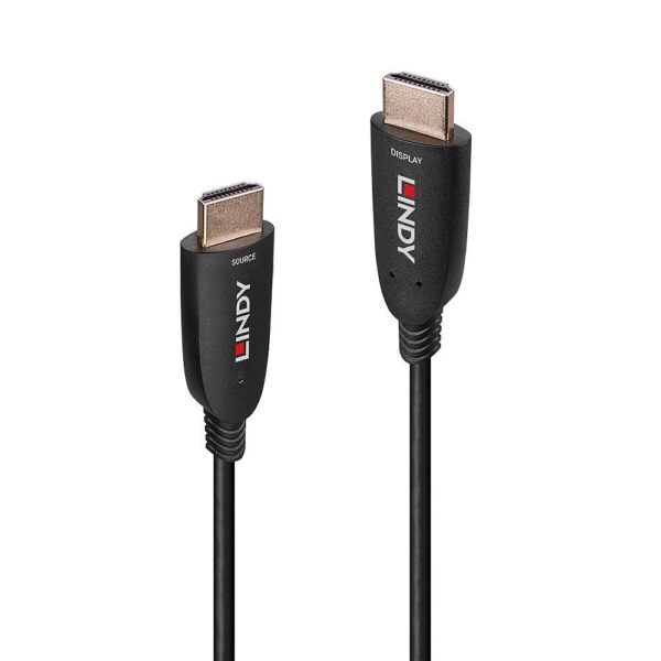 Cablu Lindy 10m Hybrid HDMI 8k60, latime de banda suportata 48Gbps - LY-38510