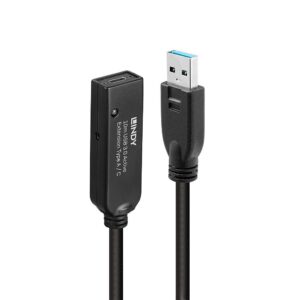 Cablu Lindy 10m USB 3.0 Act. Extension USB A to USB C - LY-43376