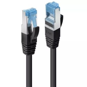 Cablu Lindy 1m Cat.6A S/FTP LSZH Network Cable, Black - LY-47177