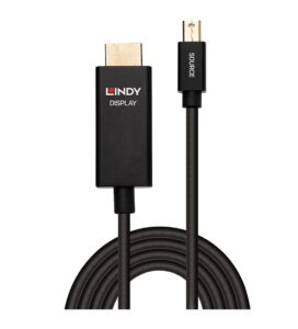 Cablu Lindy 1m Mini DP la HDMI (HDR) - LY-40921