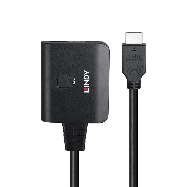 Cablu Lindy 2 porturi HDMI 4K60, latime de banda suportata 18Gbps - LY-38356