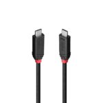 Cablu Lindy 2m USB4 240W Type C, 40 Gbps, Black Line - LY-37002