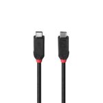 Cablu Lindy 2m USB4 240W Type C, 40 Gbps, Black Line - LY-37002