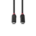 Cablu Lindy 2m USB4 240W Type C, 40 Gbps, Black Line - LY-37002