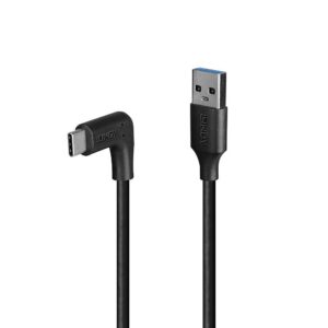 Cablu Lindy 3.2 USB A la USB C, 90°, lunngime 1m, putere maxima 15W - LY-32013