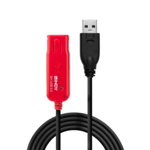 Cablu Lindy Active ExtensionPro LY-42780, USB 2.0, 8m, negru