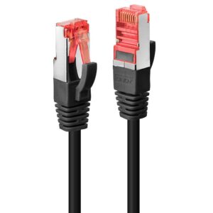 Cablu Lindy Cat.6 S/FTP Network Black, lungime 1m, latime - LY-47777