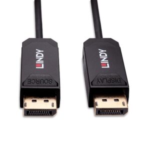 Cablu Lindy Hybrid DisplayPort, lungime 50m, fibra optica - LY-38525