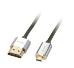 Cablu Lindy LY-41682, HDMI to Micro HDMI Cable with Ethernet