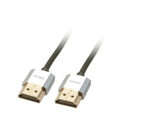 Cablu Lindy Slim 3m High Speed HDMI, Cromo - LY-41671