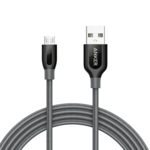 Cablu premium Anker PowerLine+ microUSB 1.8 metri gri - A8143HA1