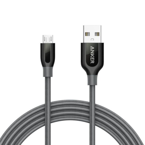 Cablu premium Anker PowerLine+ microUSB 1.8 metri gri - A8143HA1