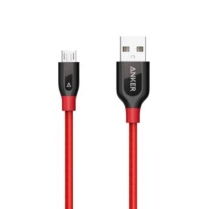 Cablu premium Anker PowerLine+ microUSB 1 metru Red - A8142G91