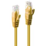 Cablu retea Lindy LY-48062, 1m Cat.6 U/UTP, Yellow