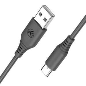 Cablu silicon Tellur USB to Type-C, 3A, 1m, negru - TLL155591