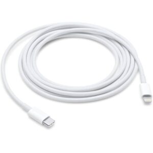 Cablu transfer Apple USB-C Male la Lightning Male, 2 m, alb - MQGH2ZM/A