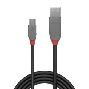 Cablu transfer Lindy LY-36725, USB 2.0 Type A to Mini-B, 5m