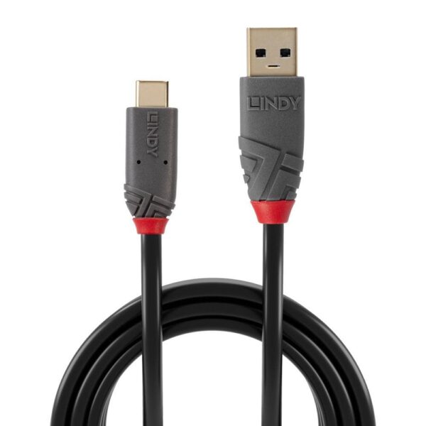 Cablu transfer Lindy LY-36912, USB 3.2 Type A to C Cable, 1.5m