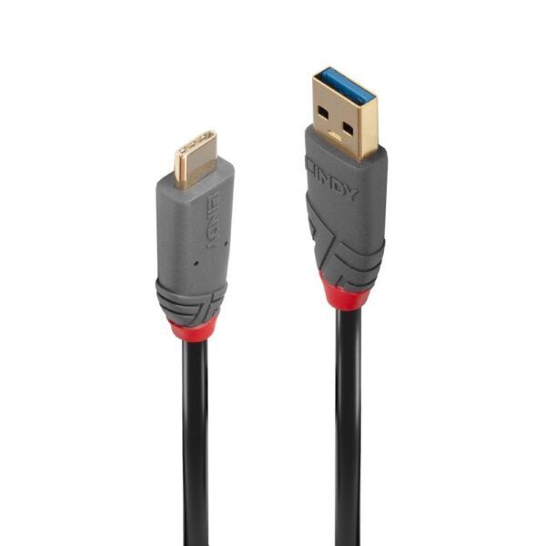 Cablu transfer Lindy LY-36912, USB 3.2 Type A to C Cable, 1.5m