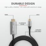 Cablu Trust Calyx, USB-C to HDMI, 1.8m, negru - TR-23332