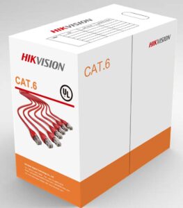 Cablu U/UTP cat.6 Hikvision, DS-1LN6-UU, 4x23AWG, material cupru integral, ANSI/TIA-568-C.2