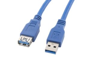 Cablu USB-A M/F 3.0 3 m albastru - CA-US3E-10CC-0030-B