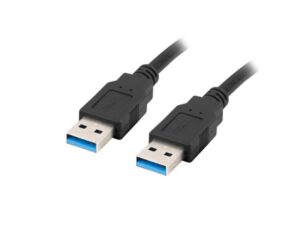 Cablu USB-A M/M 3.0 1 m negru - CA-USBA-30CU-0010-BK