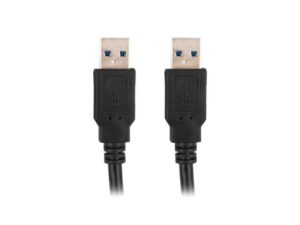 Cablu USB-A M/M 3.0 1,8 m negru - CA-USBA-30CU-0018-BK