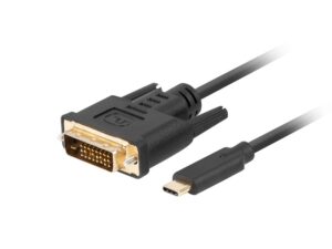 Cablu USB-C (M) DVI-D (24+1) (M) 3 m negru - CA-CMDV-10CU-0030-BK