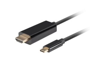Cablu USB-C (M) HDMI (M) 3 m 4K 60Hz negru - CA-CMHD-10CU-0030-BK
