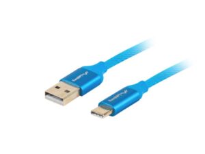 Cablu USB-C (M) USB-A (M) 2.0 1 m albastru Premium QC 3.0 - CA-USBO-22CU-0010-BL