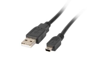 Cablu USB Mini (M) USB-A (M) 2.0 1,8 m negru (Canon) - CA-USBK-10CC-0018-BK