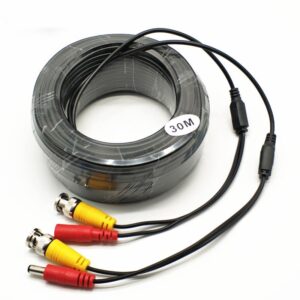 Cablu video si alimentare 30 metri LN-EC04-30M; conectori DC si BNC