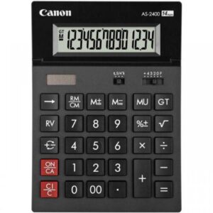 Calculator birou Canon AS120 II, 12 digits, 29 keys, dual power, M+ - 4722C003AA