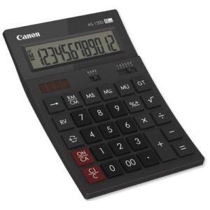 Calculator birou Canon AS1200, 12 digiti, display LCD vertical - BE4599B001AA