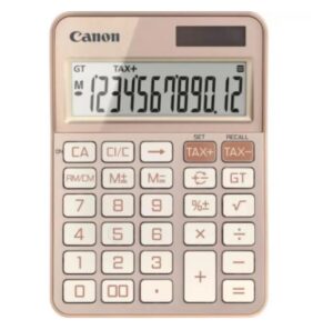 "Calculator birou Canon KS-125KB-RG, Rose Gold, 12 digits - 6818C001AA