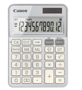 "Calculator birou Canon KS-125KB-SL, Silver, 12 digits, 29 keys - 6818C003AA