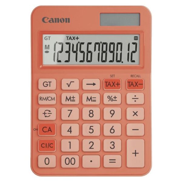 "Calculator birou Canon LS-125KB-OR, Orange, 12 digits, 29 keys - 6819C002AA