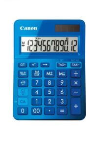 Calculator birou Canon LS123KBL albastru, 12 digiti, ribbon - BE9490B001AA