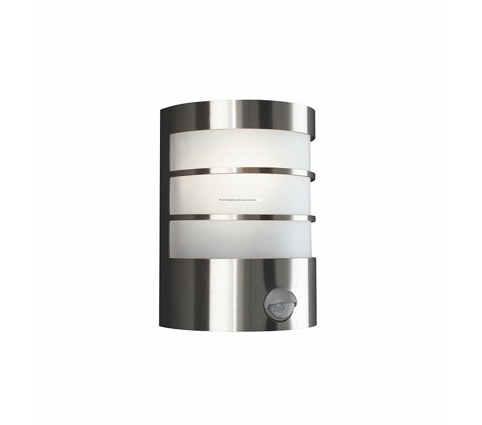 Aplica pentru exterior cu senzor de miscare Philips Calgary - 000008718696176764-01 CALGARY wall lantern inox 1x60W 230V - 000008718696176764 - imagine 1
