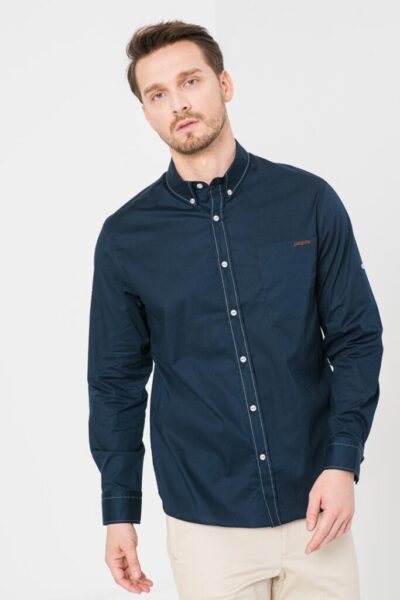 CAMASA CASUAL BARBATI DARK NAVY L - PS2122-14-64N-L