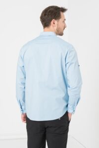 CAMASA CASUAL BARBATI LIGHT BLUE L - PS2122-14-1LG-L